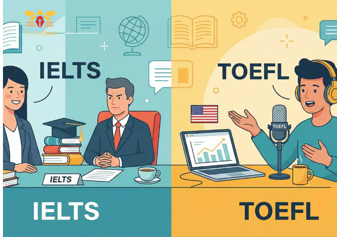 IELTS or TOEFL
